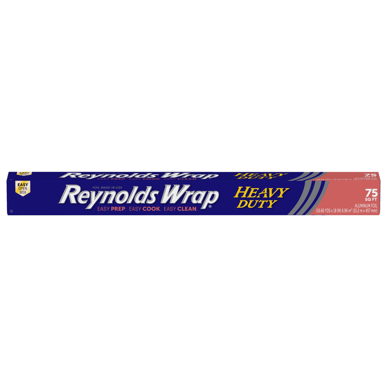 Reynolds Wrap Heavy Duty Aluminum Foil, 75 Square Feet Heavy Duty 75 Sq Ft