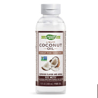 Nature's  Way Liquid Coconut Oil, Non-GMO Project Verified, 10 Fl. Oz.