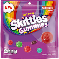 SKITTLES Wild Berry Gummy Candy, 12 oz Sharing Size Bag