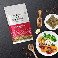 Organature Pure and Natural Coriander Seeds / Whole Dhaniya Seeds Indian Masala Pack of - (400 Grams)