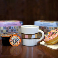 French Vanilla Coffee Pods, Vanilla Bean Flavored Coffee in Recyclable Single Serve Vanilla Pods for the Keurig K Cups Coffee Makers, From Double Donut - 24 cups