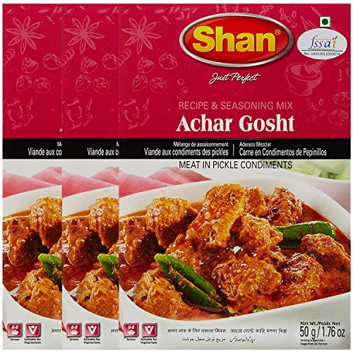 Shan Achar Gosht Masala, 3 Pack, 3 x 50 g
