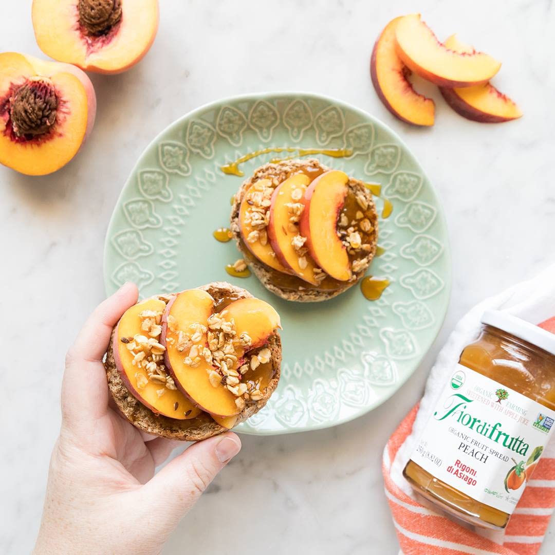 Rigoni di Asiago Fiordifrutta Organic Fruit Spread, Peach, 6 Count