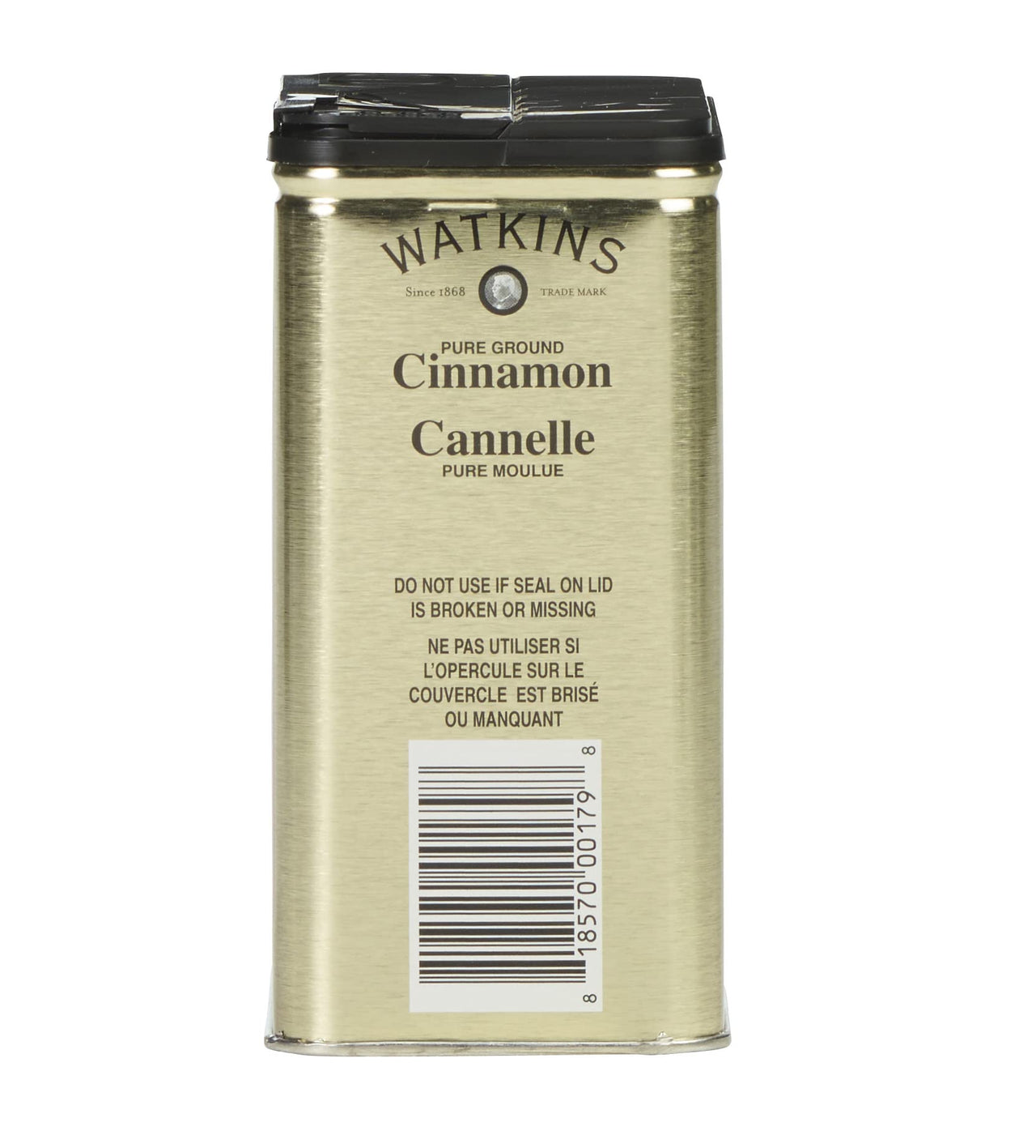 Watkins Gourmet Spice Tin, Pure Ground Cinnamon, 6 oz. Tin, 1-Count
