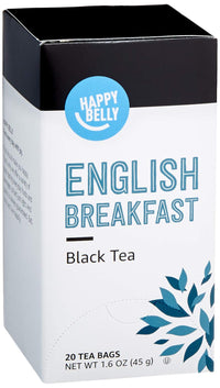 Happy Belly English Breakfast Tea Bags, 20 Count