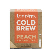 Teapigs Peach And Mango Cold Brew Made With Whole Fruit (6 Packs of 10 Tea Bags)