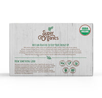 Super Organics Energy Boost Coffee Brew Cups with Superfoods & Probiotics Keurig K-Cup Compatible Energizing, Stamina Medium Roast, USDA Certified Organic, Vegan, Non-GMO, 10ct