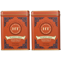 Harney & Sons Pumpkin Spice Rooibos Tea 20 ct Sachet Tin (Pack of 2)