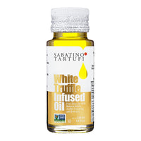 Sabatino Tartufi White Truffle Infused Olive Oil - All Natural, Made From White Truffles, Vegan, Vegetarian, Kosher, Non-Gmo Project Verified, 3.4oz