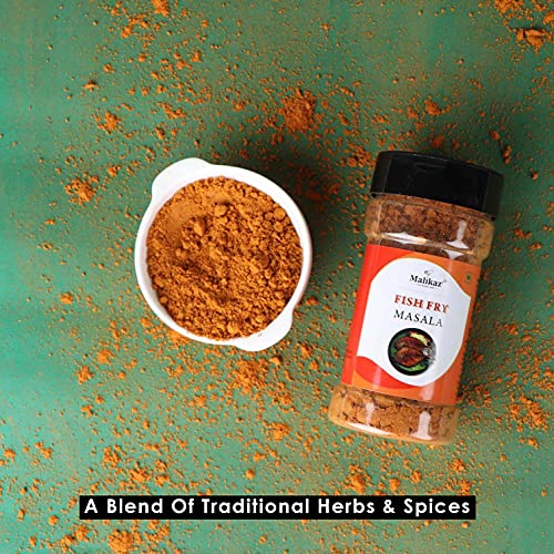Malikaz' The Royale Taste Fish Fry Masala Jar, 2 x 90 g