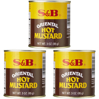 S&B Oriental Hot Mustard Powder, 3-Ounce (Pack of 3)