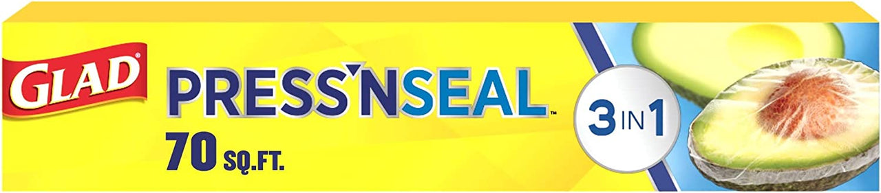 Glad Press'n Seal Plastic Food Wrap - 70 Square Foot Roll (Package May Vary)