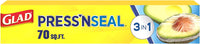 Glad Press'n Seal Plastic Food Wrap - 70 Square Foot Roll (Package May Vary)
