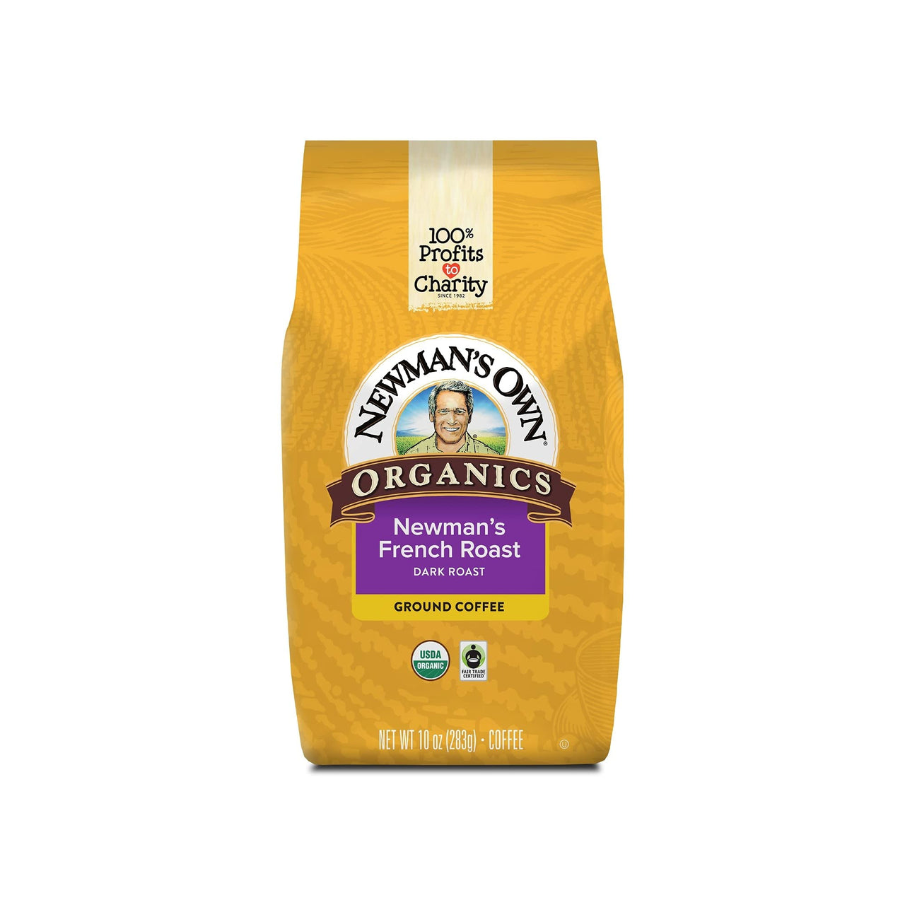 Newman's  Own Organics Newman's  French Roast, Ground Coffee, Dark Roast, Bagged 10 oz