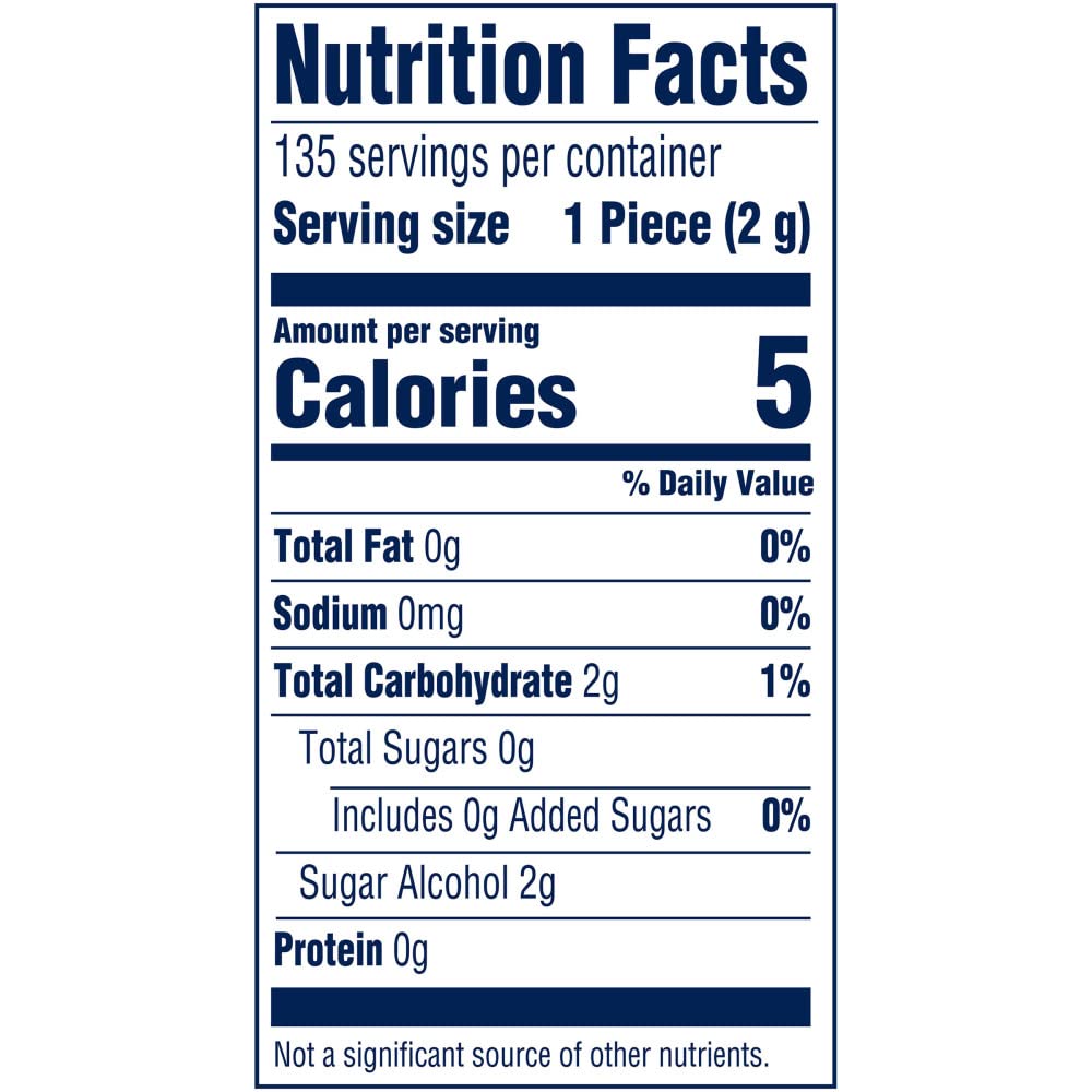 Orbit White Spearmint Sugar Free Chewing Gum, 15 Count (Pack of 9)