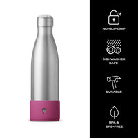 S'well Small Water Bottle Bumper Pink Fits 17 ounces Bottles Keep Your Protected On The Go Easy Slide On and No Slip Grip