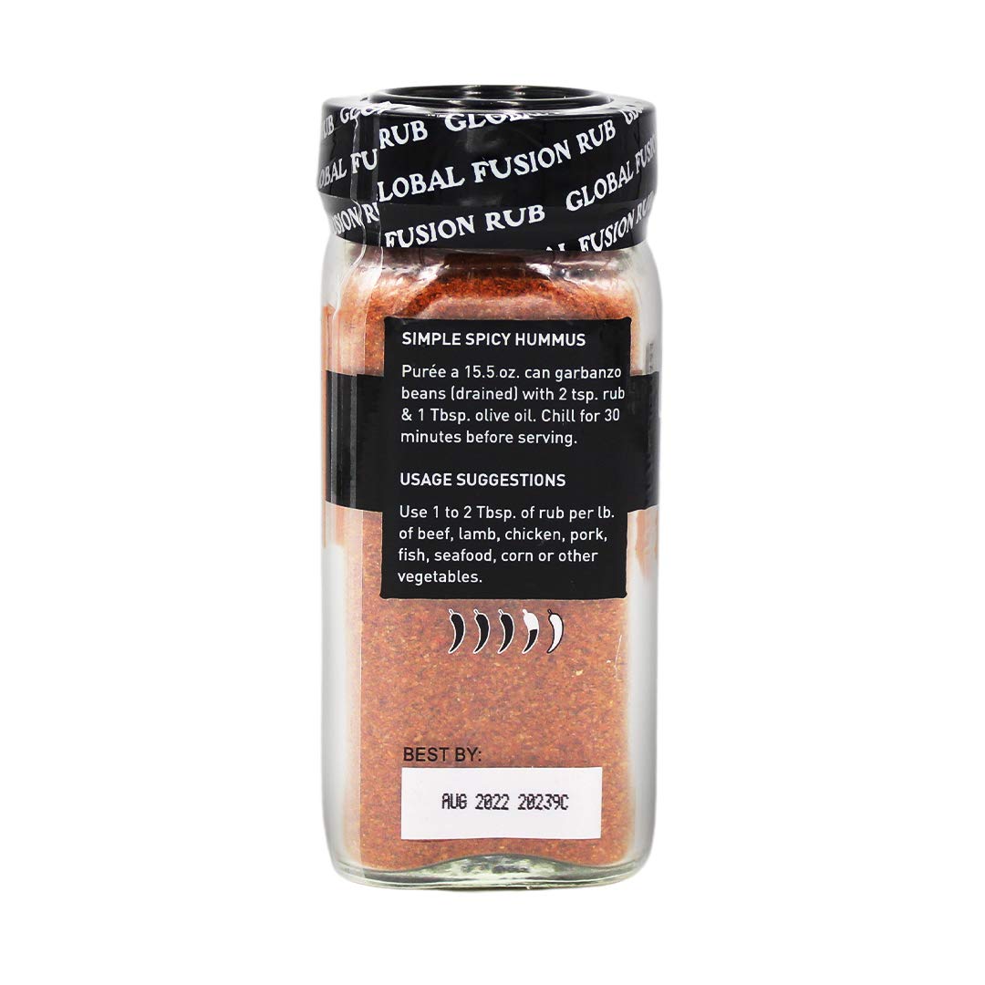 The Spice Hunter Global Fusion Rub Spicy Garlic 2 Ounce
