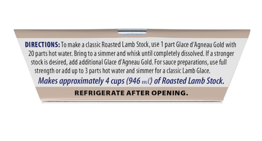 More Than Gourmet Glace D'agneau Gold Roasted Lamb Stock, 1.5-Ounce Packages (Pack of 6)