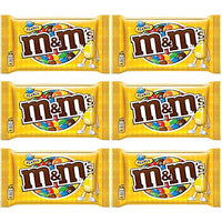 M & M MARS Peanut Milk Chocolate Pack of 6 Pouch, 6 x 45 g