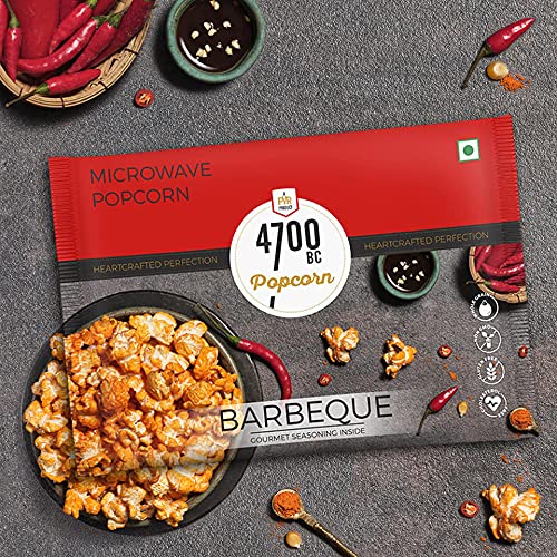 4700BC Popcorn,Microwave Bag, BBQ, 276g,(Pack of 3)