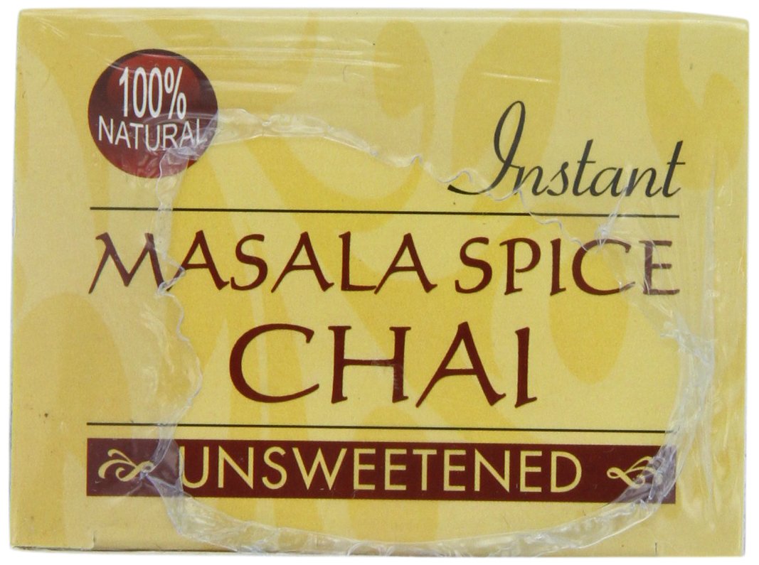 Nature's  Guru Instant Masala Spice Chai Tea Drink Mix Unsweetened 10 Count Single Serve On-the-Go Drink Packets, 5.64 Ounce (Pack of 1) (MCU_FBA)