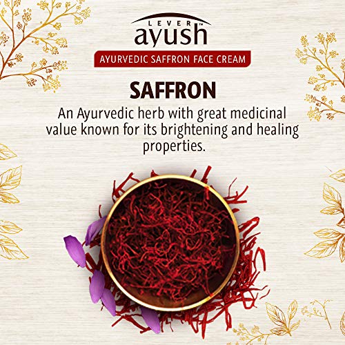 Ayush Natural Fairness Saffron Face Cream, 50g