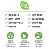 Go Raw Seeds with Sea Salt, Grab and Go, Single Serve, Keto Vegan Gluten Free Organic Superfood, Pumpkin, 12 Ounce