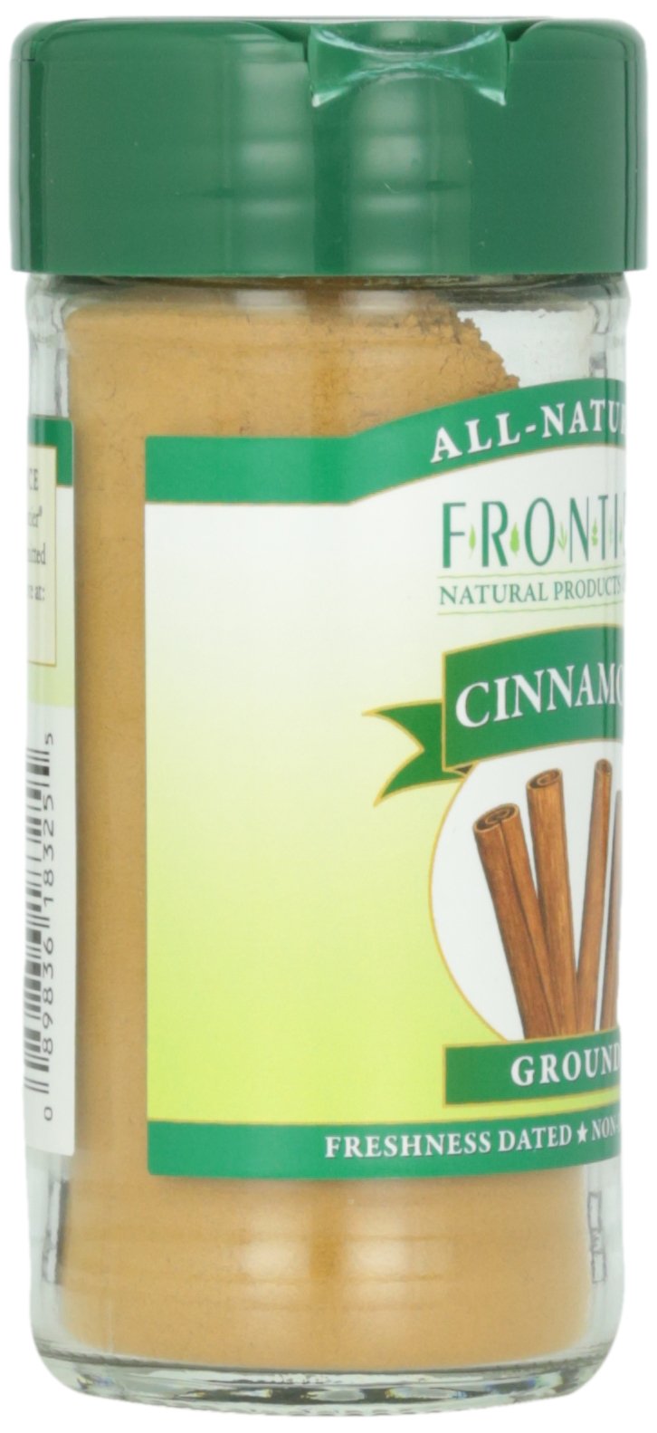 Frontier Cinnamon Ground, Korintje, 1.92-Ounce Bottle (Pack of 2)