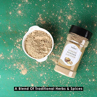 Malikaz' The Royale Taste Ginger Powder (Saunth Powder) Jar, 90 g | Aromatic | 100% Natural | No Additives | Easy to use in masalas for Gravies, curries, marinades, stews etc |