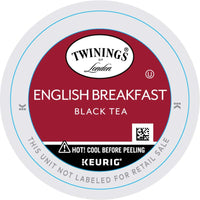 Twinings of London English Breakfast Tea K-Cups for Keurig, 24 Count & English Breakfast Black Tea Bags, 100 Count (Pack of 1)