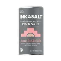 NATIERRA Himalania Fine InkaSalt Pink Salt Shaker | Unrefined & Non-GMO | 6 Ounce