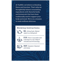 Celestial Seasonings TeaWell Herbal Tea, Stress Relief, Lemon Chamomile, Caffeine Free Wellness Tea, 12 Tea Bags (Pack of 1)