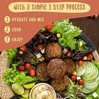 Murginns Falafel Instant Tikki Mix, 160g | Easy to Cook | Chickpea Kebab | Ready to Cook and Eat| High Protein and High Fibre with Vegetables