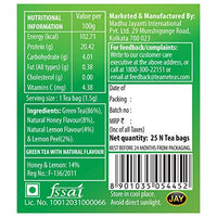 TE-A-ME Renew Honey Lemon Natural Green Tea, 25 Tea Bags - Improves Metabolism & Reduces Waist