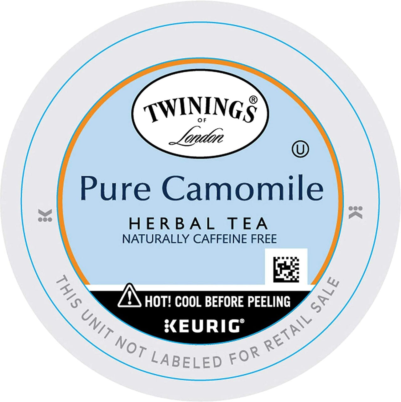 Twinings Herbal Camomile Tea K-Cup Pods for Keurig, Naturally Caffeine Free, Made with Pure Camomile Blossoms, 24 Count (Pack of 1)