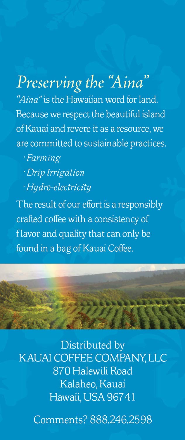 Kauai Hawaiian Ground Coffee, Koloa Estate Dark Roast (10 oz Bag) - Gourmet Arabica Coffee from Hawaii's  Largest Coffee Grower - Bold, Rich Blend
