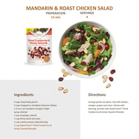 Salad Pizazz! Almond Toppings, Honey Roasted with Cranberries - Snack Mix and Salad Topping - 3.5 Ounce (3.5 OZ) Resealable Bag(Package May Vary)