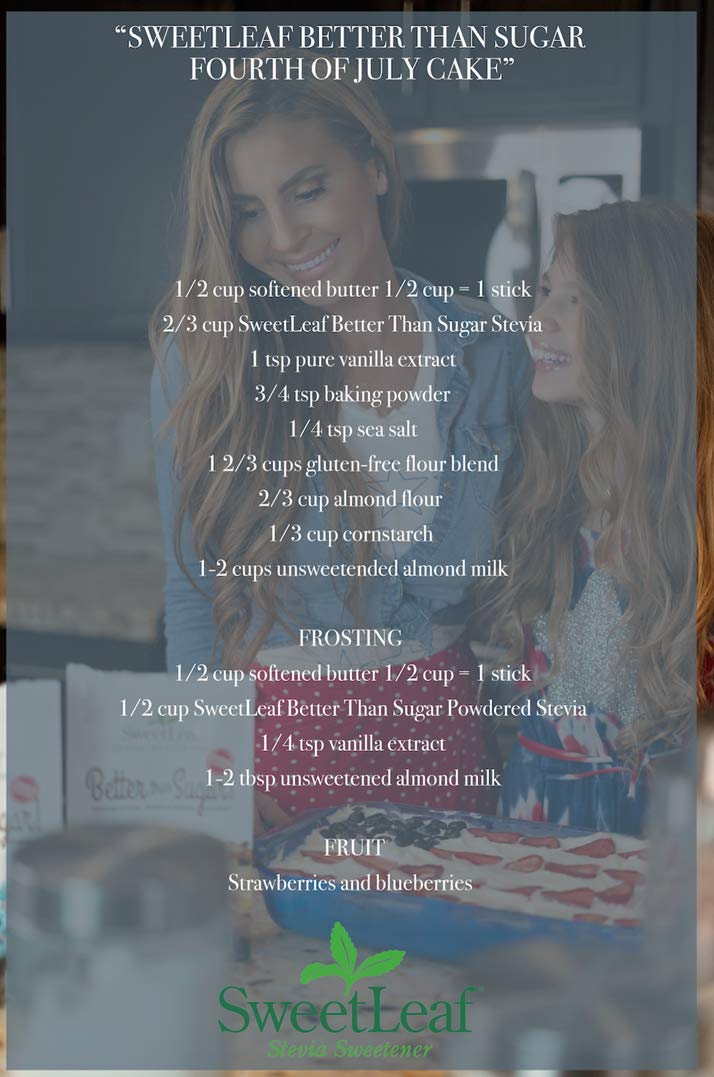 SweetLeaf Better Than Sugar Organic Stevia Granular Sweetener - Blend for Baking, Stevia Powder, Zero Calorie Sweetener, Sugar Free, Non-GMO, Gluten-Free, Keto, Granular Sugar Substitute - 14 Oz