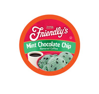 Friendly's  Flavored Ice Cream Coffee Pods, Compatible with Keurig K Cup Brewers (Mint Chocolate Chip, 12 Count)