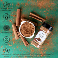 Malikaz' The Royale Taste Cinnamon Pepper Spice Mix Combo (Cinnamon Powder, 100g | Black Pepper Powder, 100g) Jar, 200 g
