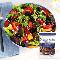 Orchard Valley Harvest Glazed Walnuts and Berries Salad Toppers, 0.85 Ounce Bags, Non-GMO, No Artificial Ingredients 15 Count (Pack of 1)
