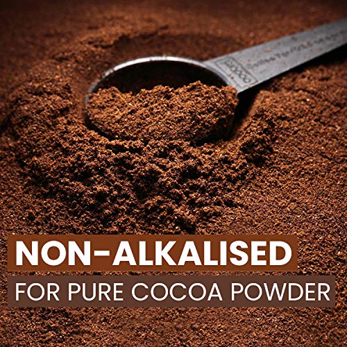 Kitchiez Natural Cocoa Powder, 200g [ Ghana Cacao Beans, Unsweetened, Non-alkalised, Pure Cocoa]
