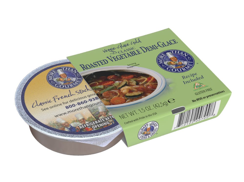 More Than Gourmet Classic Roasted Vegetable Demi-Glace, 1.5 Ounces (Pack of 6)