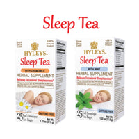 Hyleys Sleep Chamomile Herbal Tea - 25 Tea Bags (Caffeine Free, Gmo Free, Gluten Free, Dairy Free, Sugar Free & 100% Natural, Decaf) Relax, Calming
