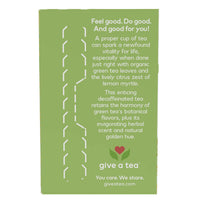 NOW Foods, Certified Organic Green Tranquility Tea, Decaf Green with Lemon Myrtle, Non-GMO, Premium Unbleached Tea Bags with No-Staples Design, 24-Count