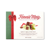Fannie May, Milk Chocolate Candy, Mint Meltaways, 14 oz Gift Box
