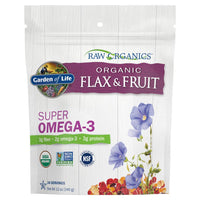 Garden of Life Raw Organic Flax Seed Meal with Antioxidant Fruits with Lignan and Polyphenol, 12 Oz Pouch