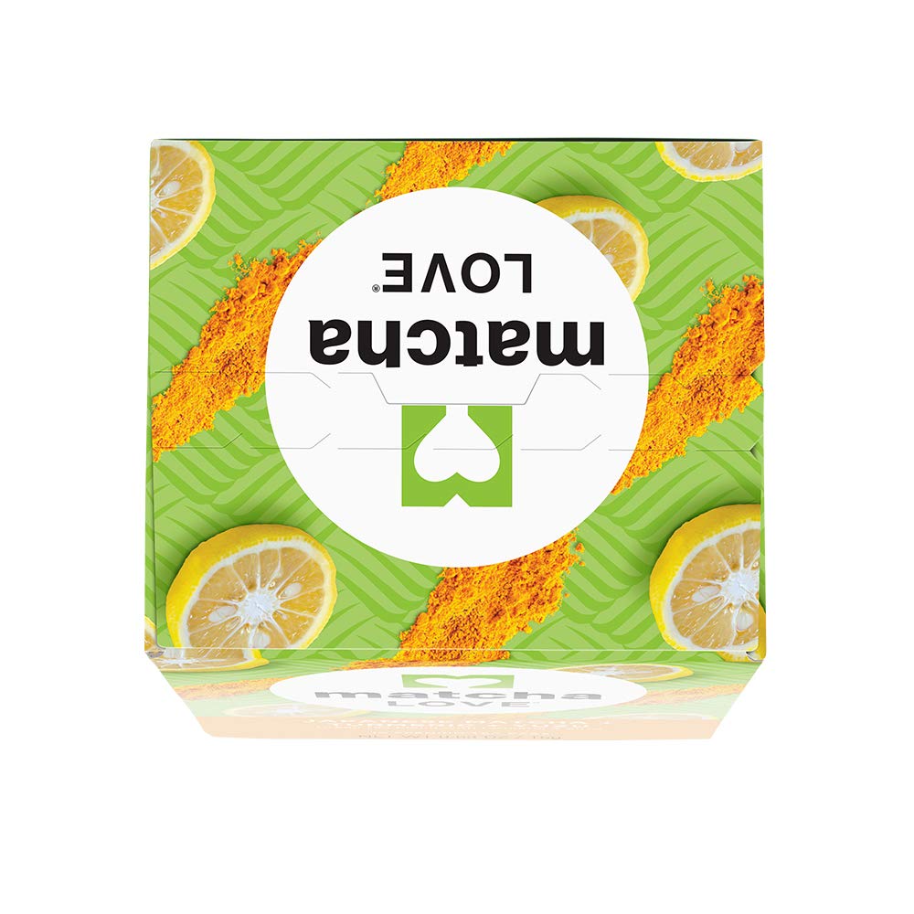 Matcha Love Japanese Matcha + Turmeric + Yuzu, 60 Premium Tea Bags