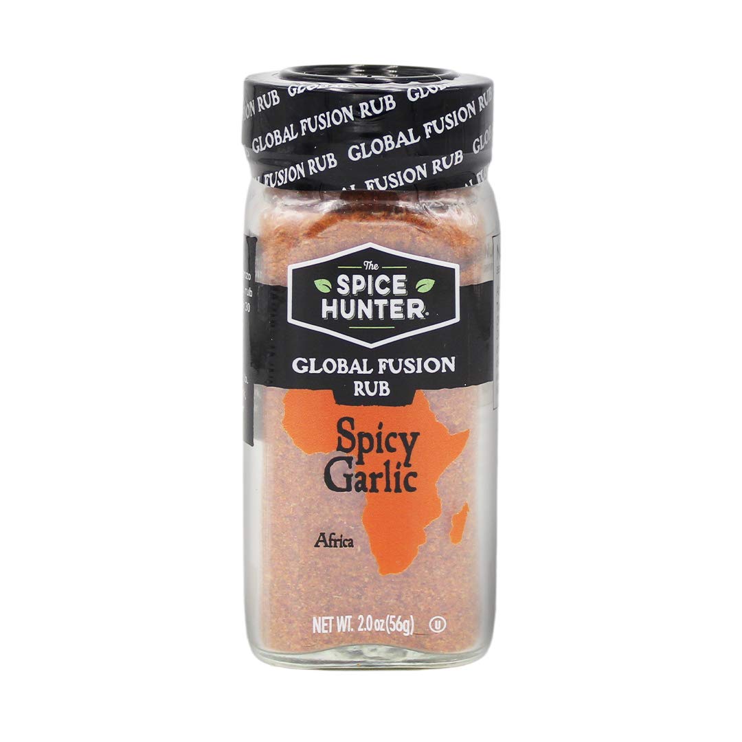 The Spice Hunter Global Fusion Rub Spicy Garlic 2 Ounce