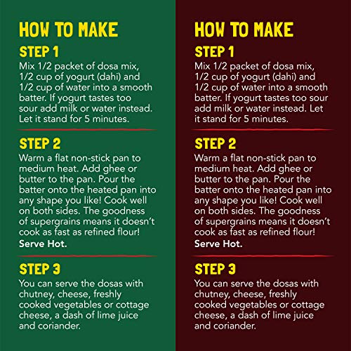 Slurrp Farm Millet Dosa Instant Mix, Supergrains Spinach and Beetroot, Natural and Healthy Food, 150g (Pack of 2)